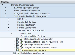 UI5 based SAP SRM Add On in SPRO